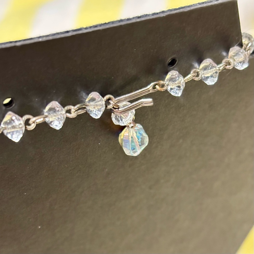 Dazzling Vintage Double-Strand Aurora Borealis Crystal Necklace - Picture 11 of 14